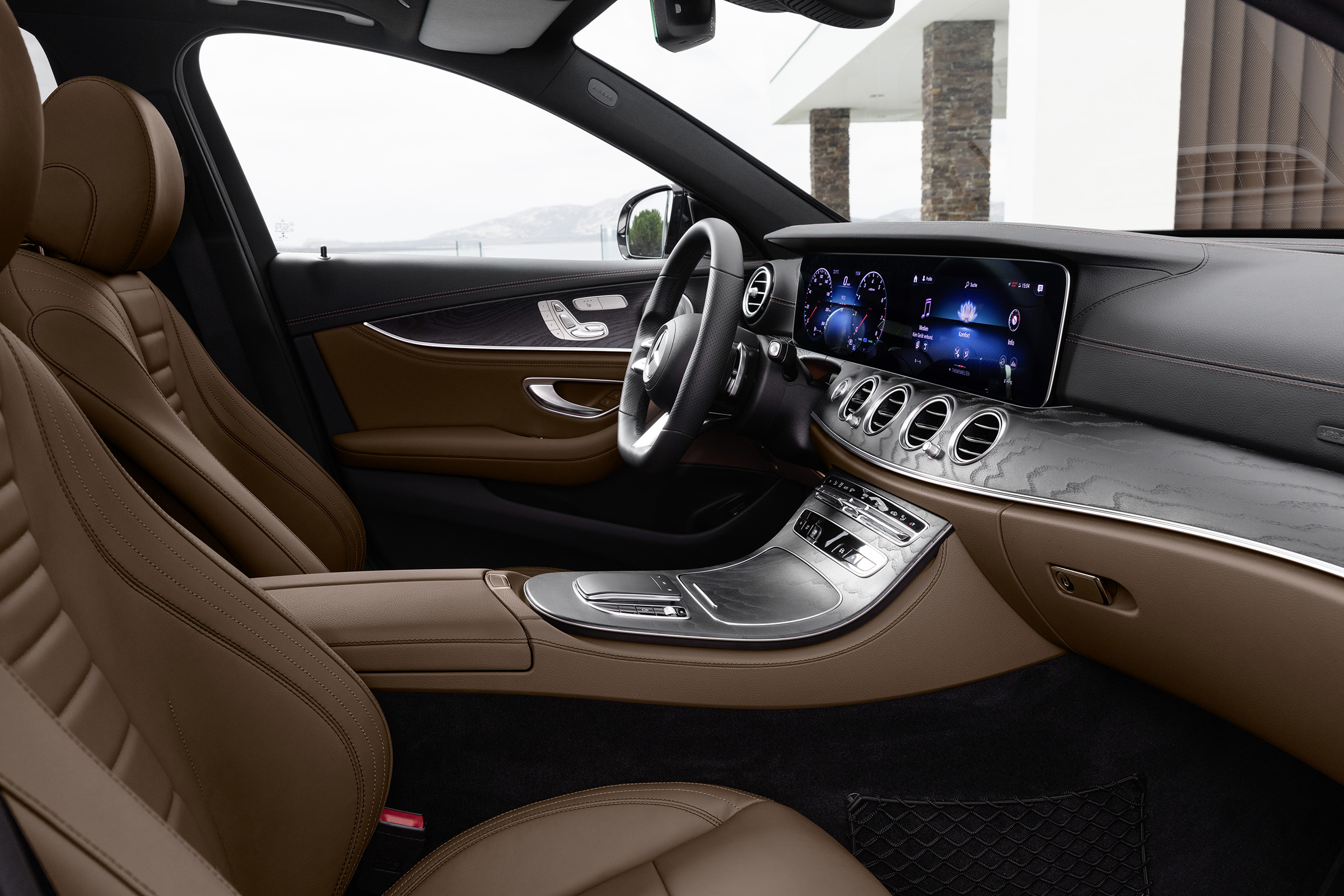 Mercedes E-Class interior - side view