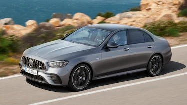 Mercedes-AMG E53 driving