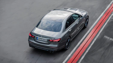 Mercedes-AMG E53 top view - rear