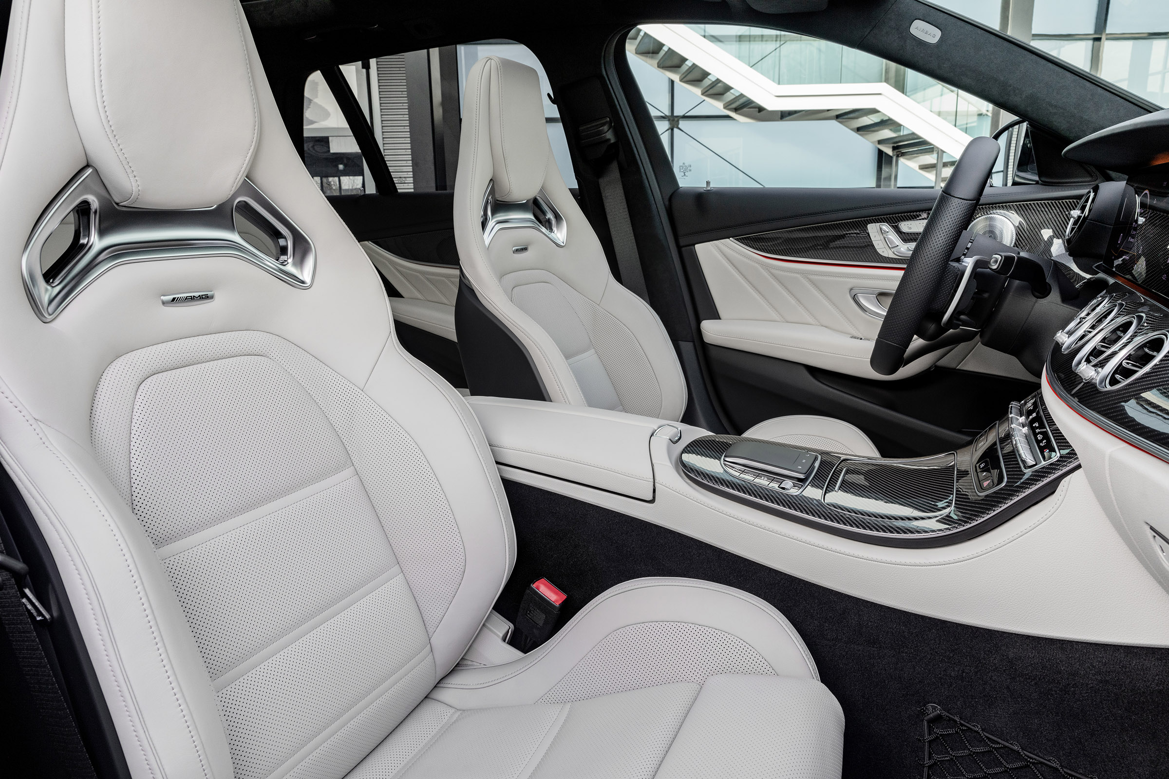 Mercedes-AMG E53 seats - cream