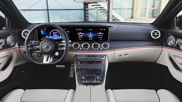 Mercedes-AMG E53 interior - cream