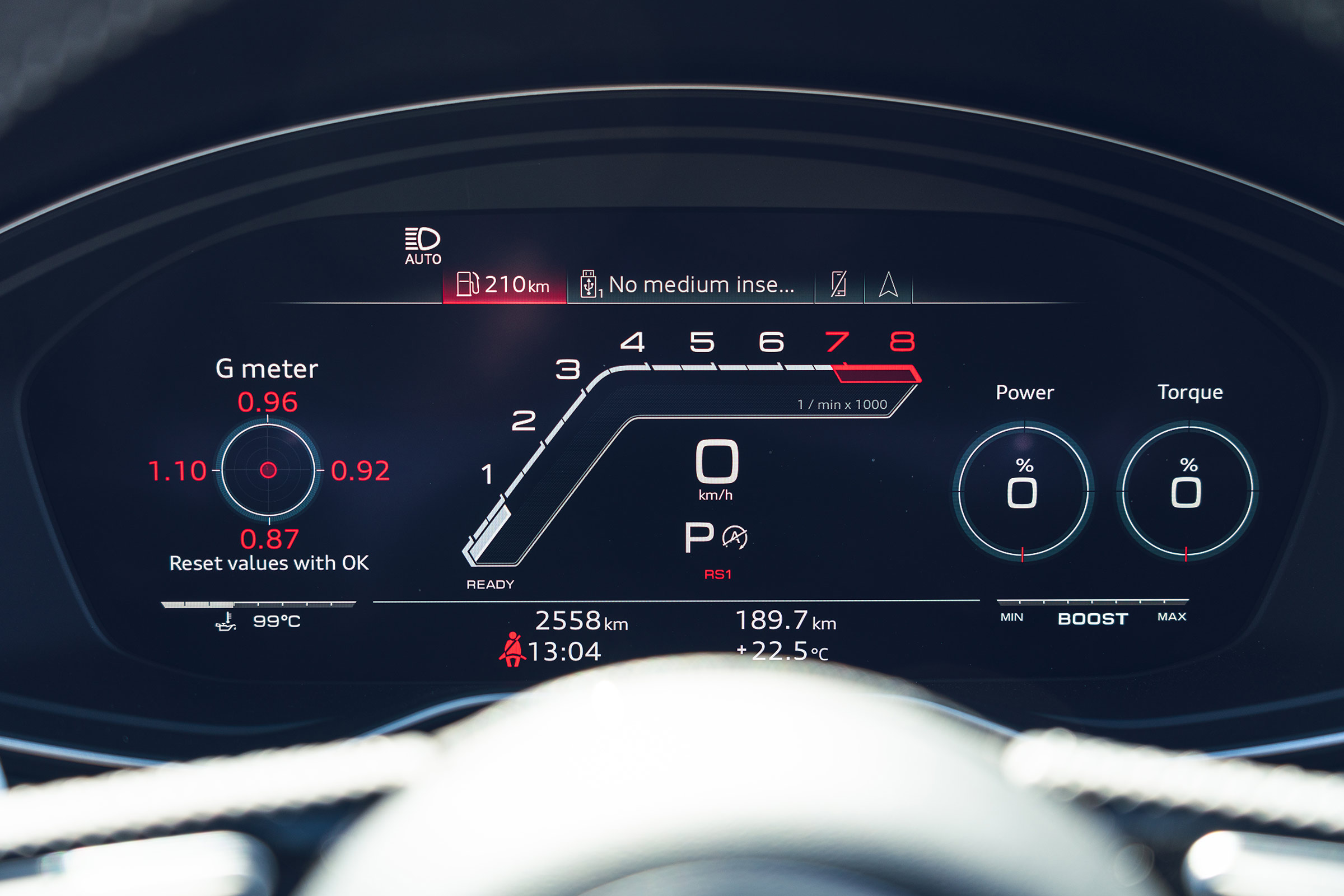 Audi RS4 Avant estate Virtual Cockpit