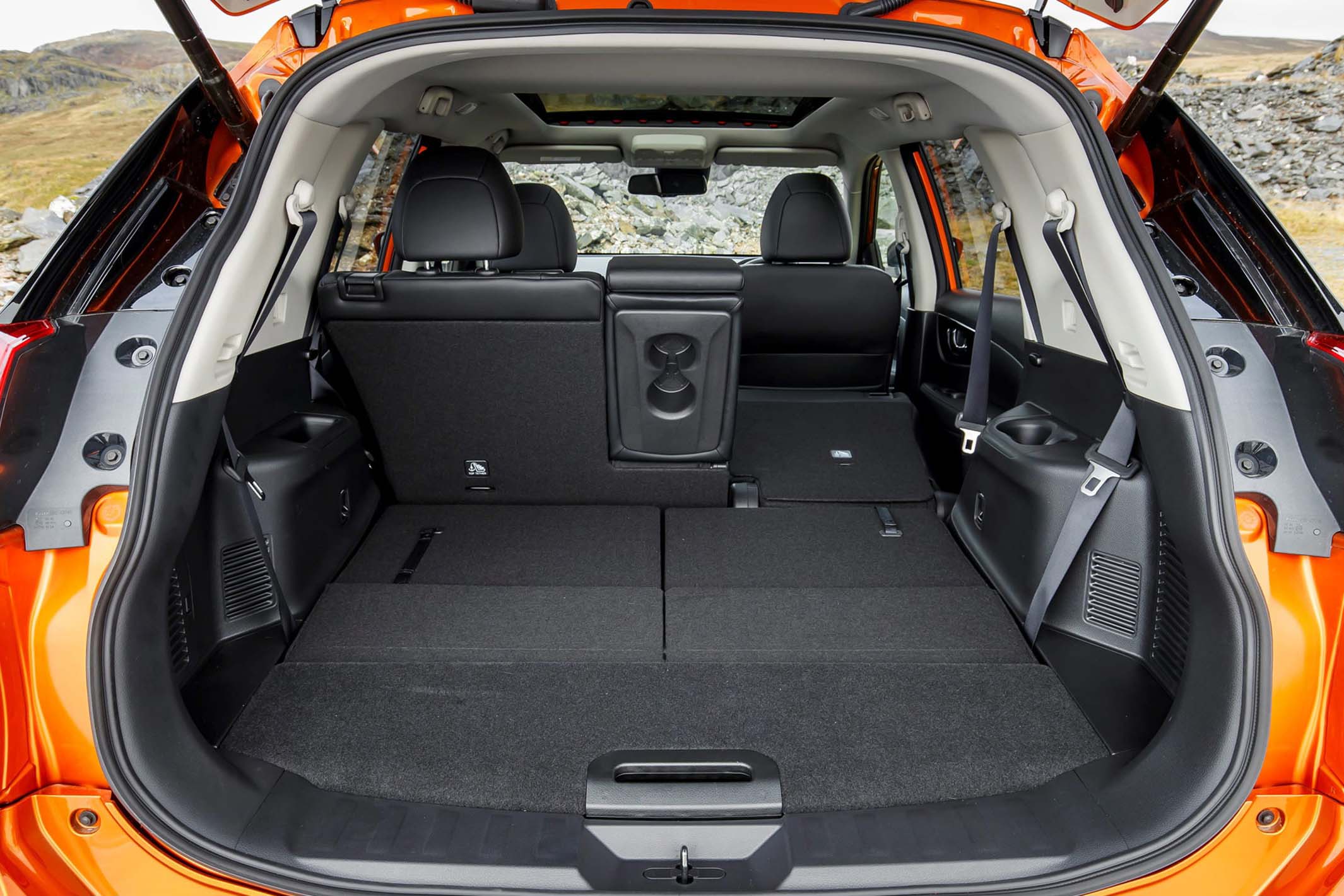 2017 Nissan X-Trail - boot space 2 rear seats up