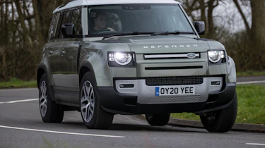 Land Rover Defender SUV front cornering