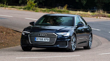 Audi A6 saloon front cornering