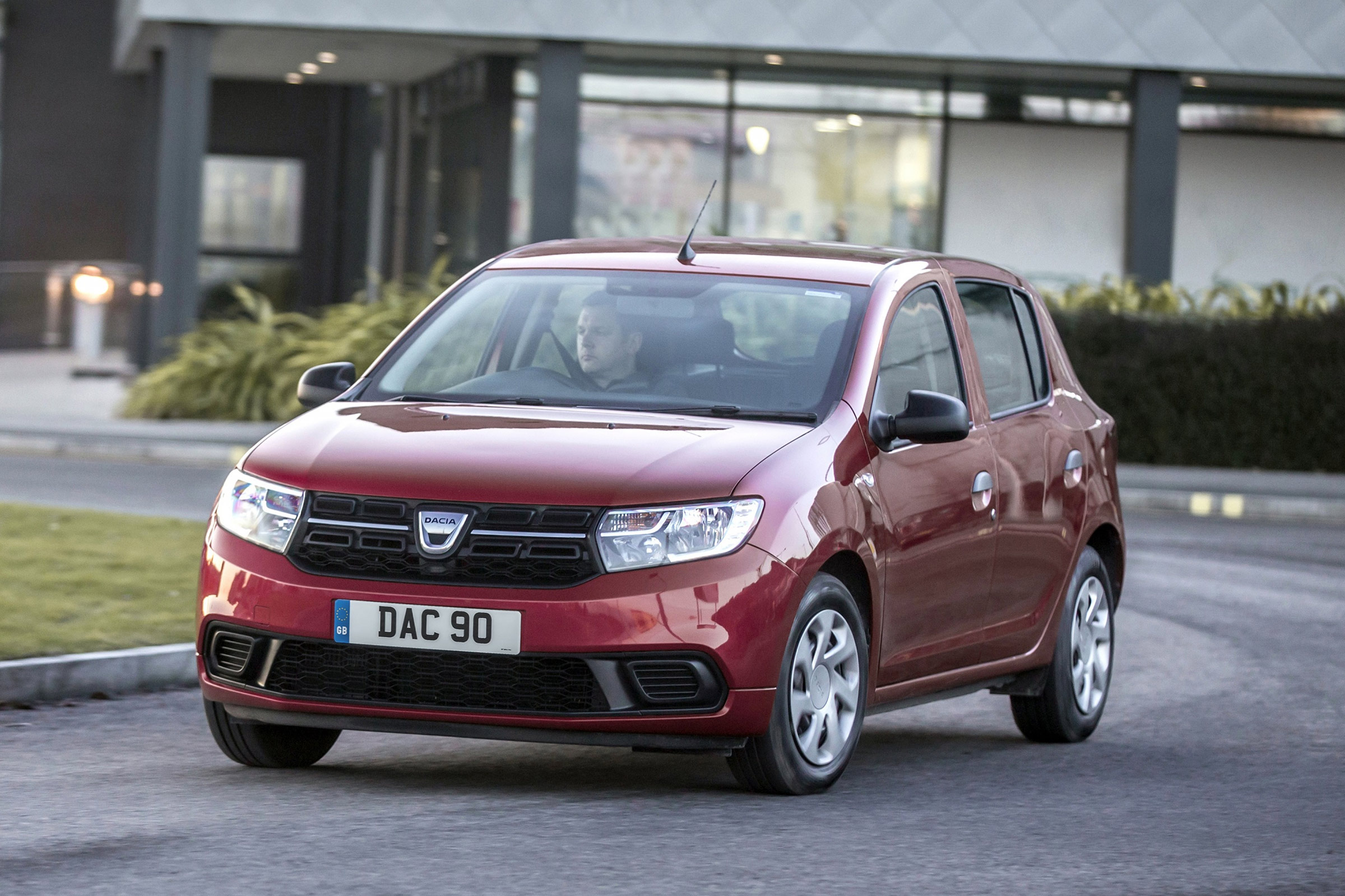 Dacia Sandero hatchback front 3/4 cornering