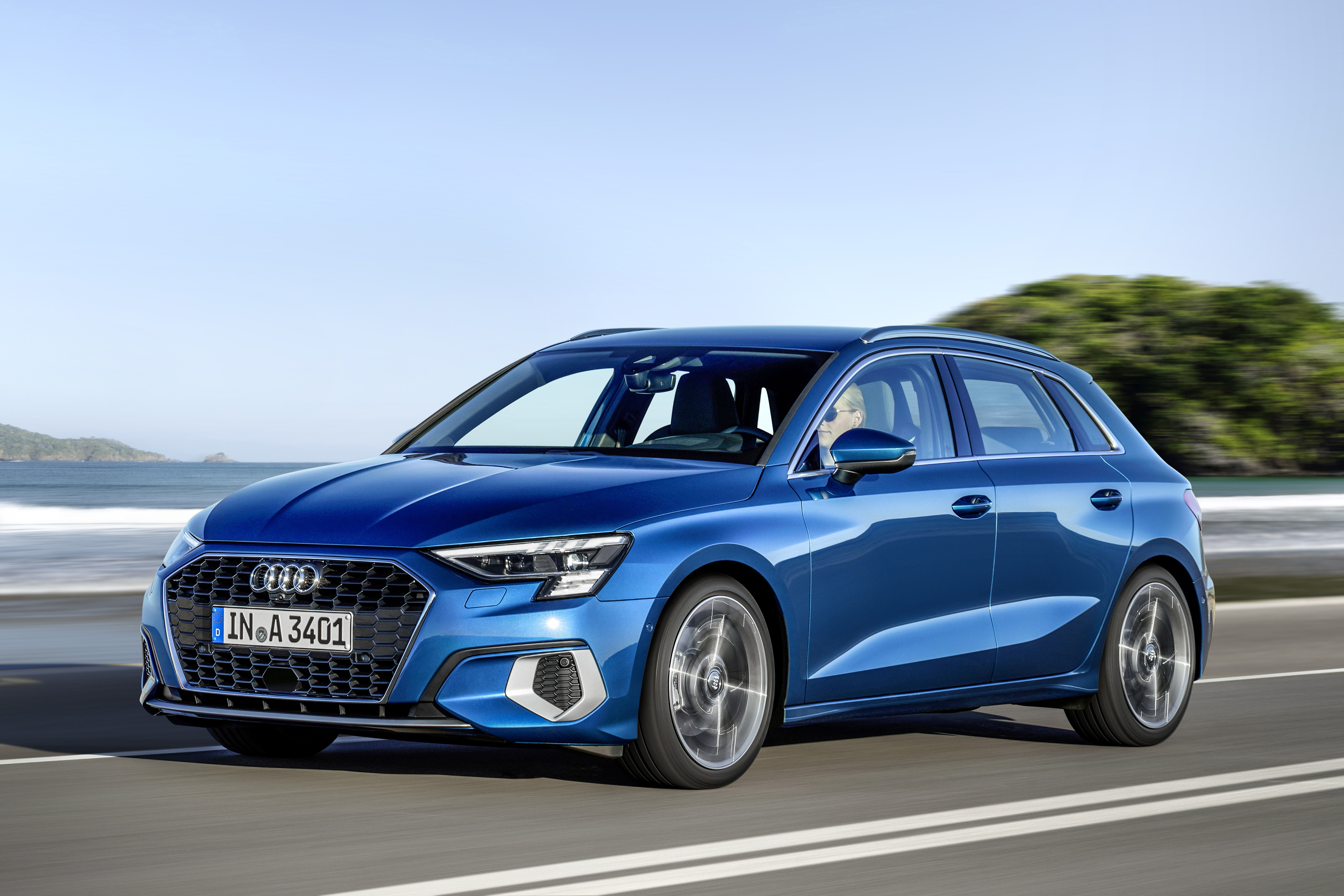 2020 Audi A3 Sportback - front 3/4 dynamic