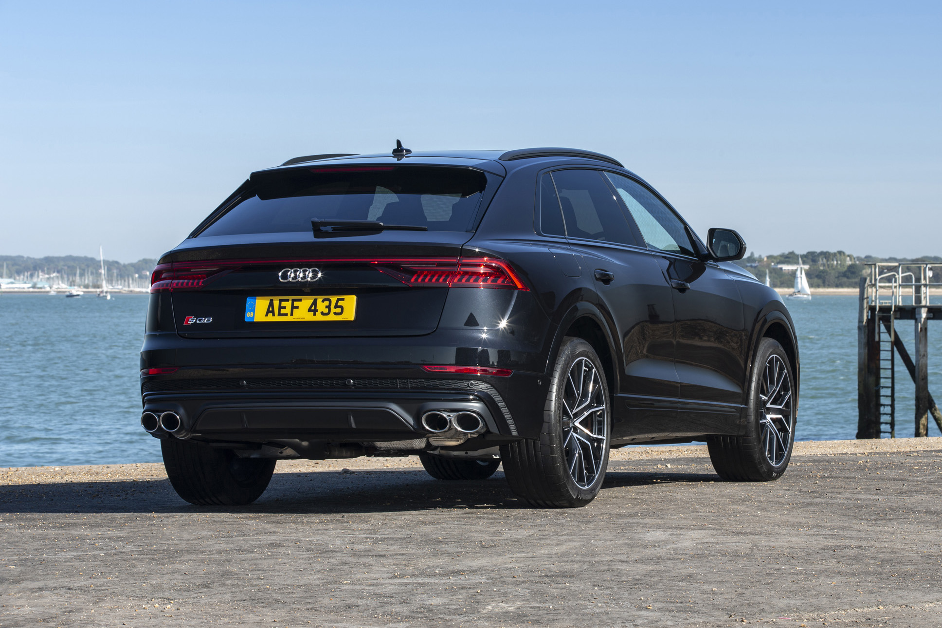 Audi SQ8 - rear 3/4 view static