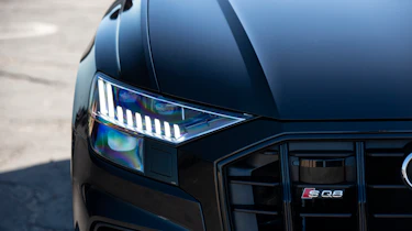 Audi SQ8 - front headlight close up