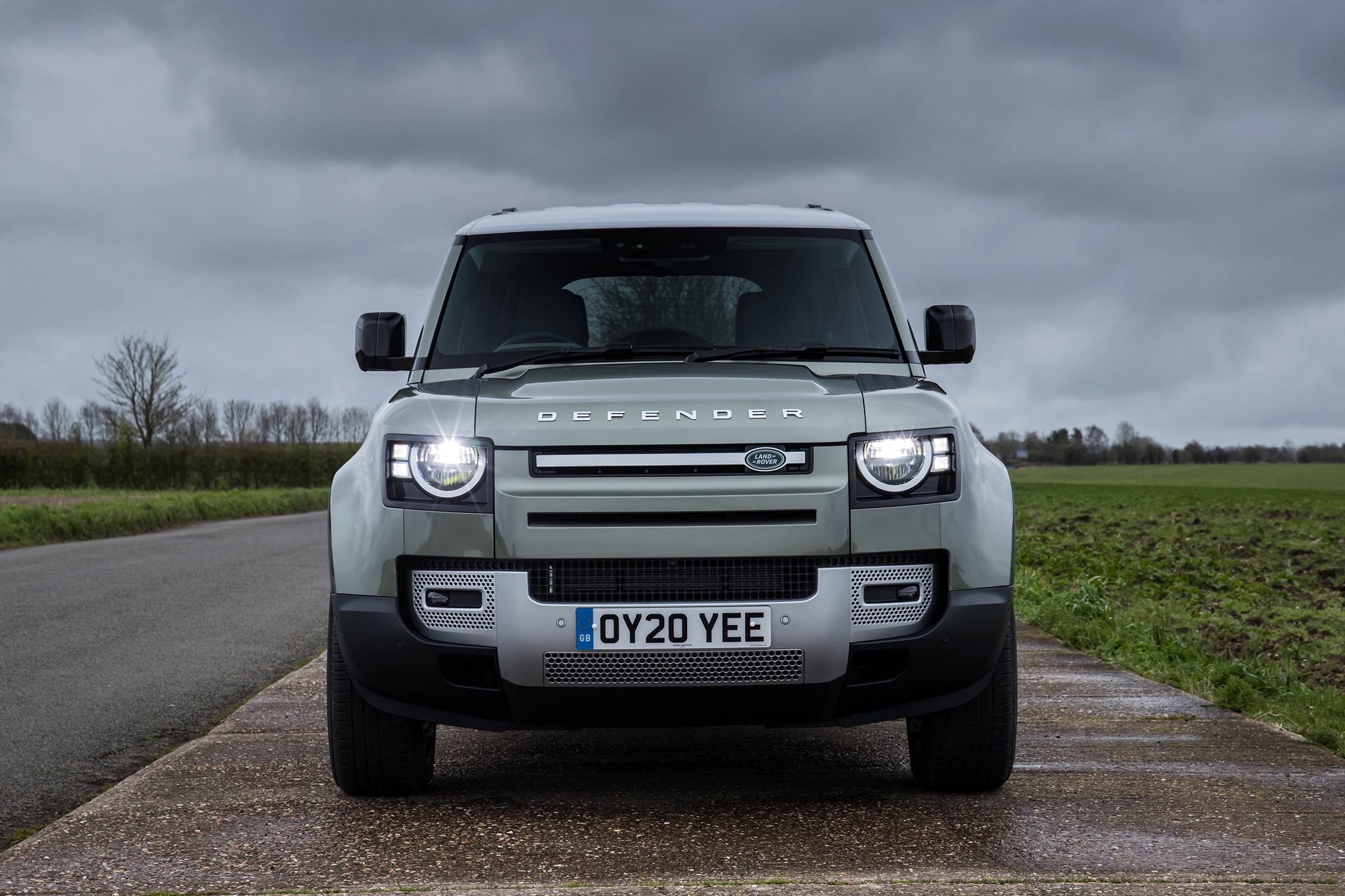 Land Rover Defender SUV front static