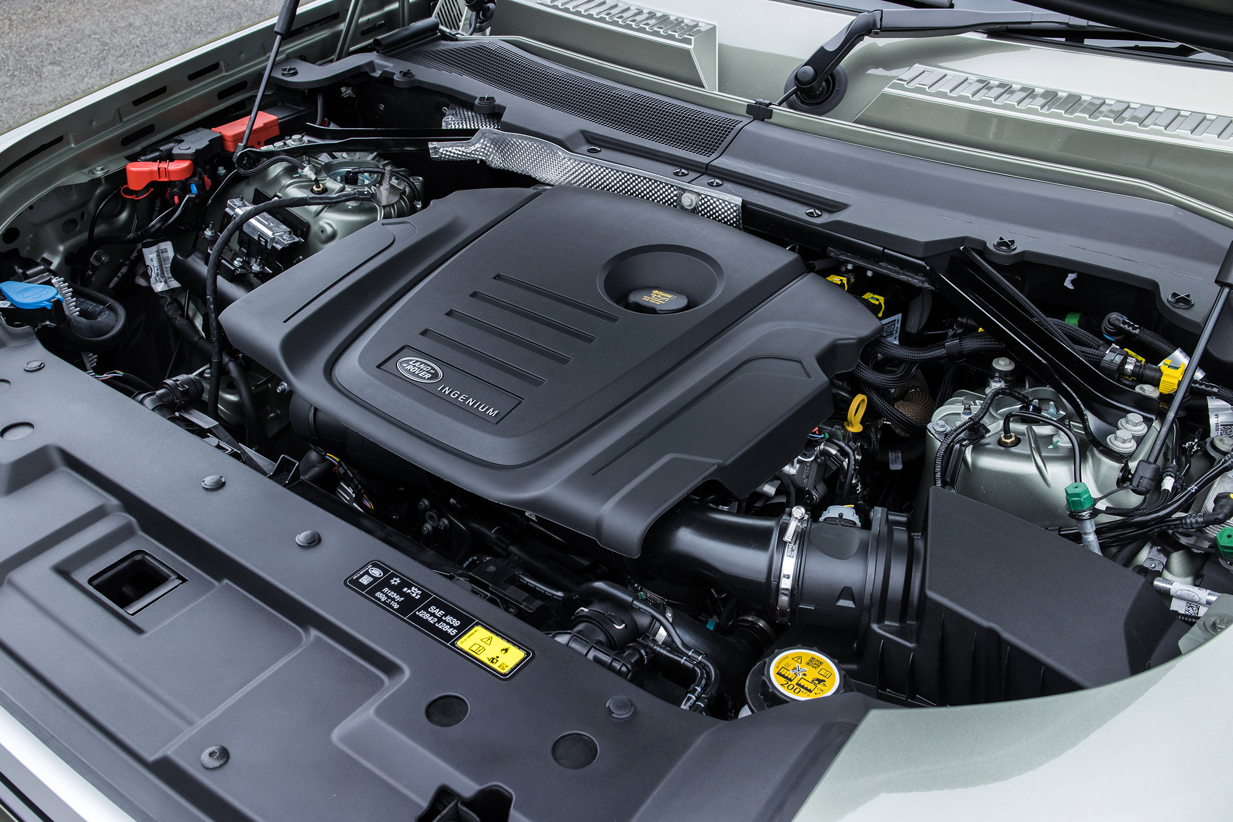 Land Rover Defender SUV engine