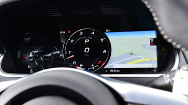 Jaguar F-Type coupe digital instruments