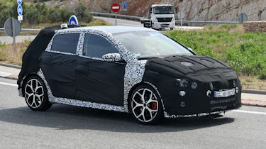 Hyundai i20 N development car - front 3/4 view