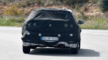 Hyundai i20 N development car - rear straight on view