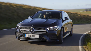 Mercedes CLA Shooting Brake cornering