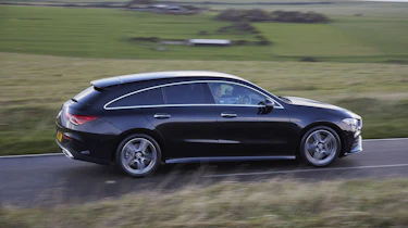 Mercedes CLA Shooting Brake driving - side view