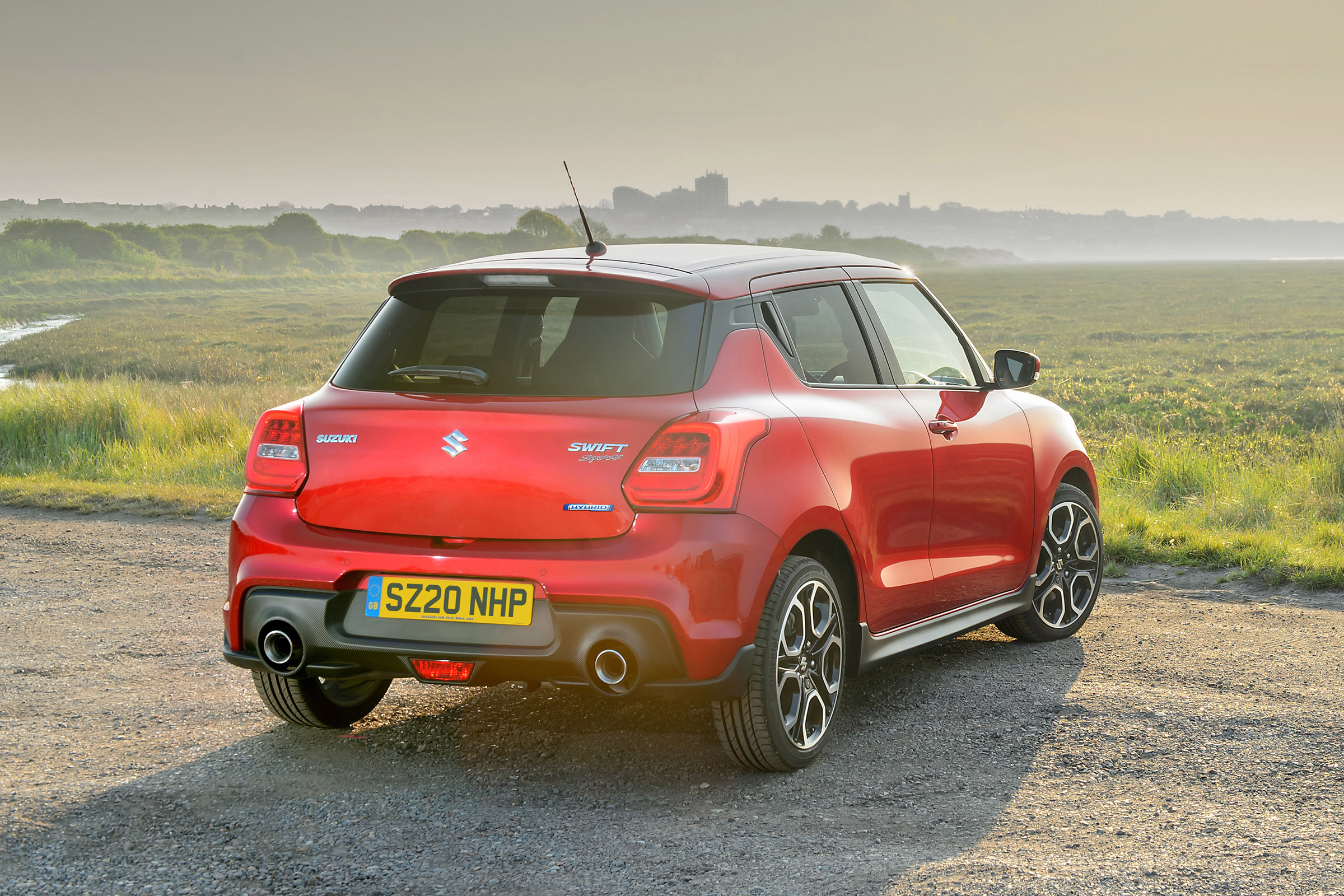 Suzuki Swift Sport mild-hybrid rear view