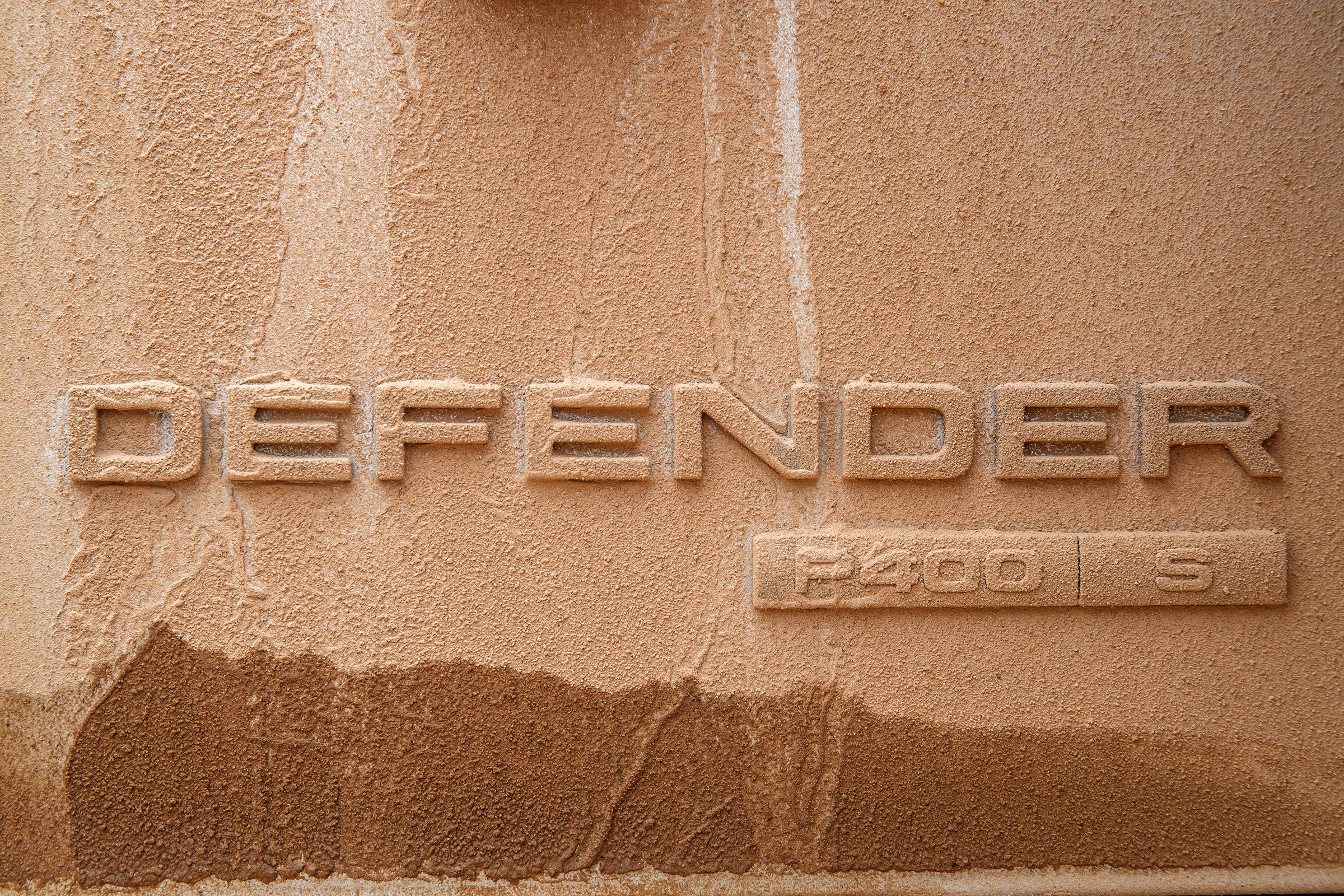 Land Rover Defender SUV badge