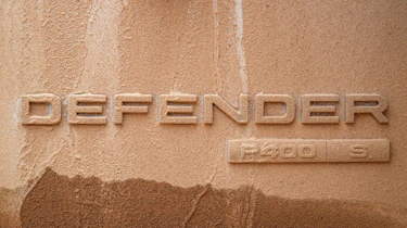 Land Rover Defender SUV badge