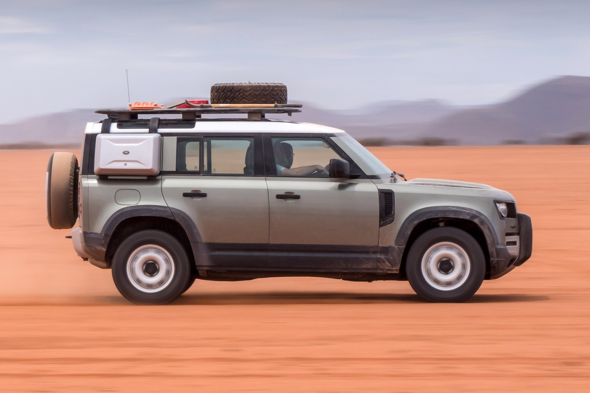 Land Rover Defender SUV desert