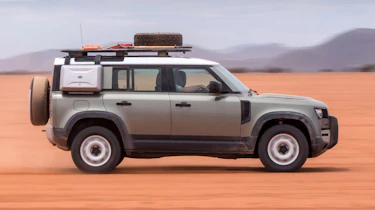 Land Rover Defender SUV desert