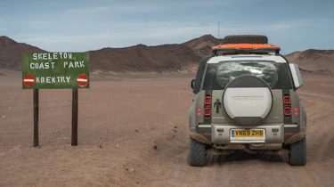 Land Rover Defender SUV off-road Africa