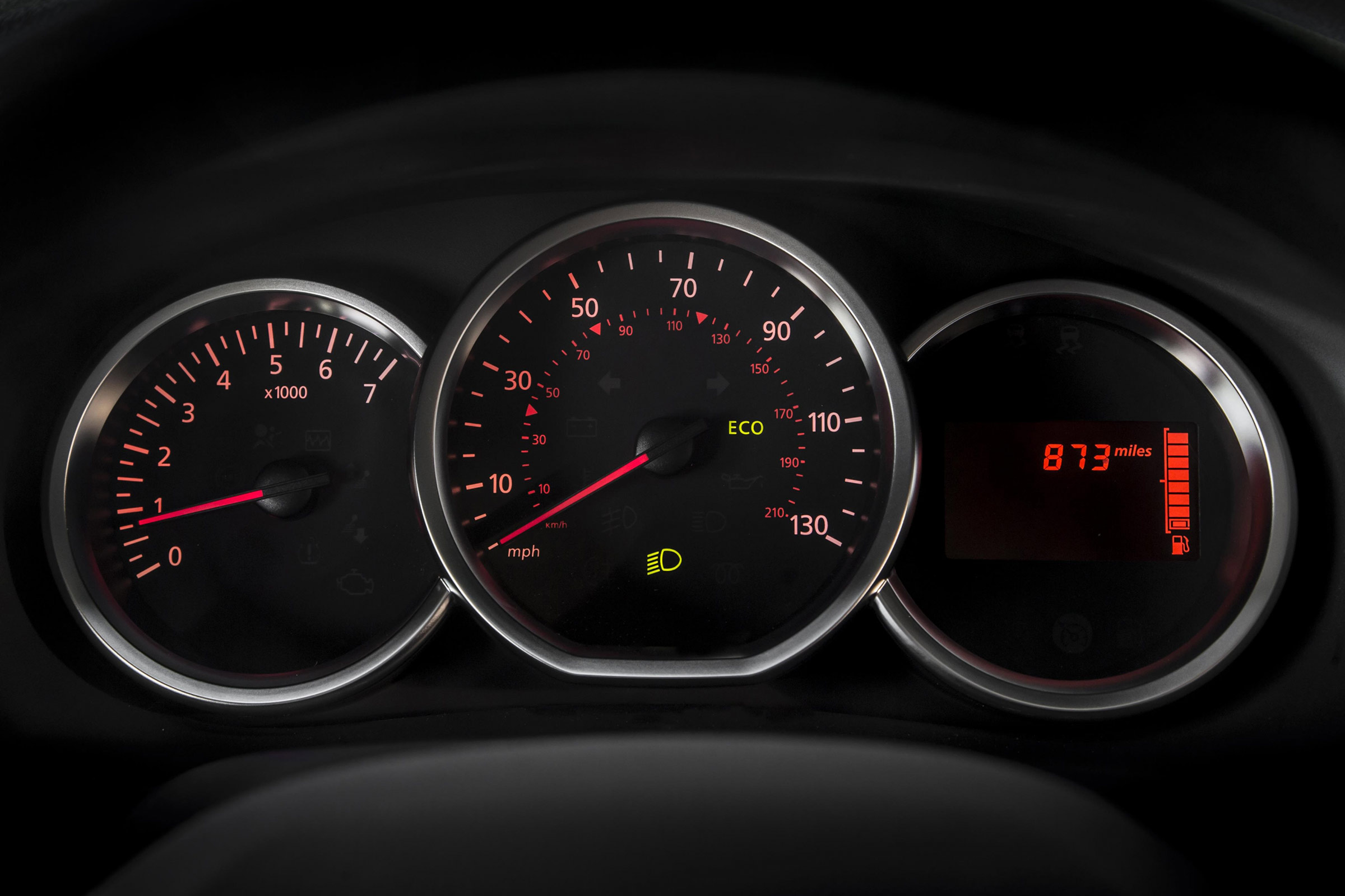 Dacia Sandero hatchback instrument cluster