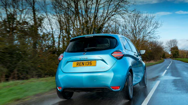 Renault ZOE - rear 3/4 dynamic