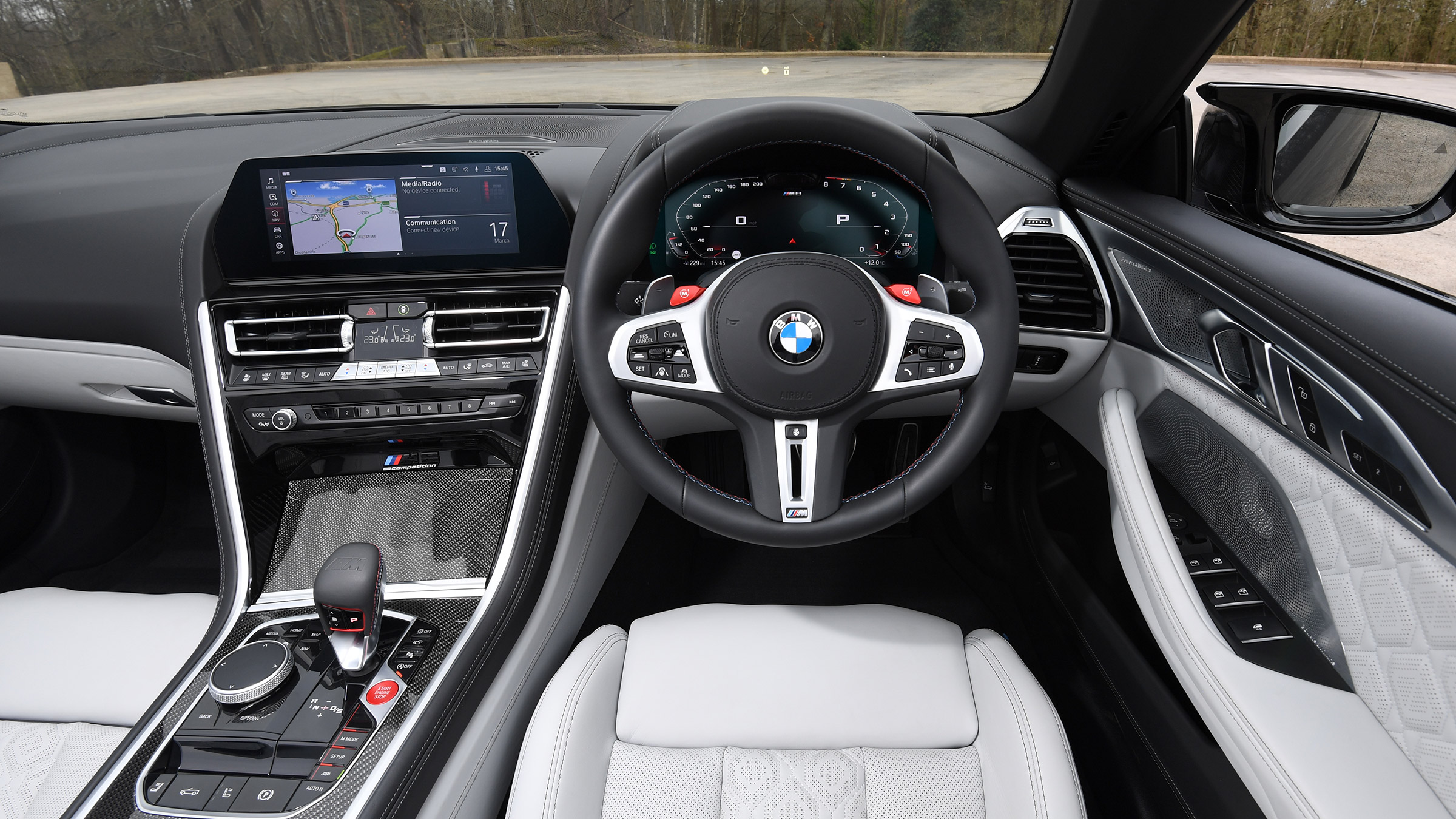 BMW M8 Convertible interior