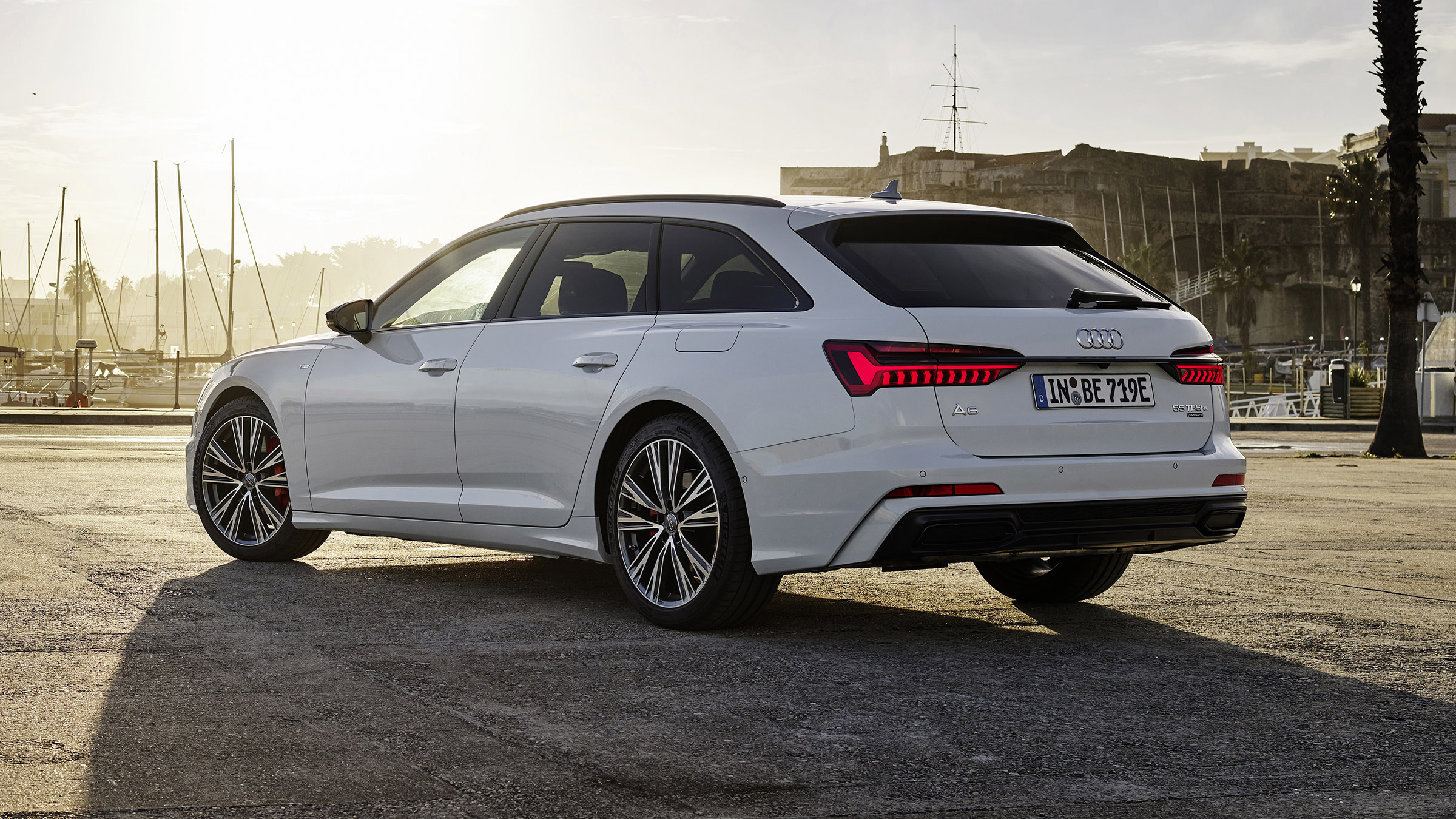 Audi A6 Avant plug-in hybrid rear view