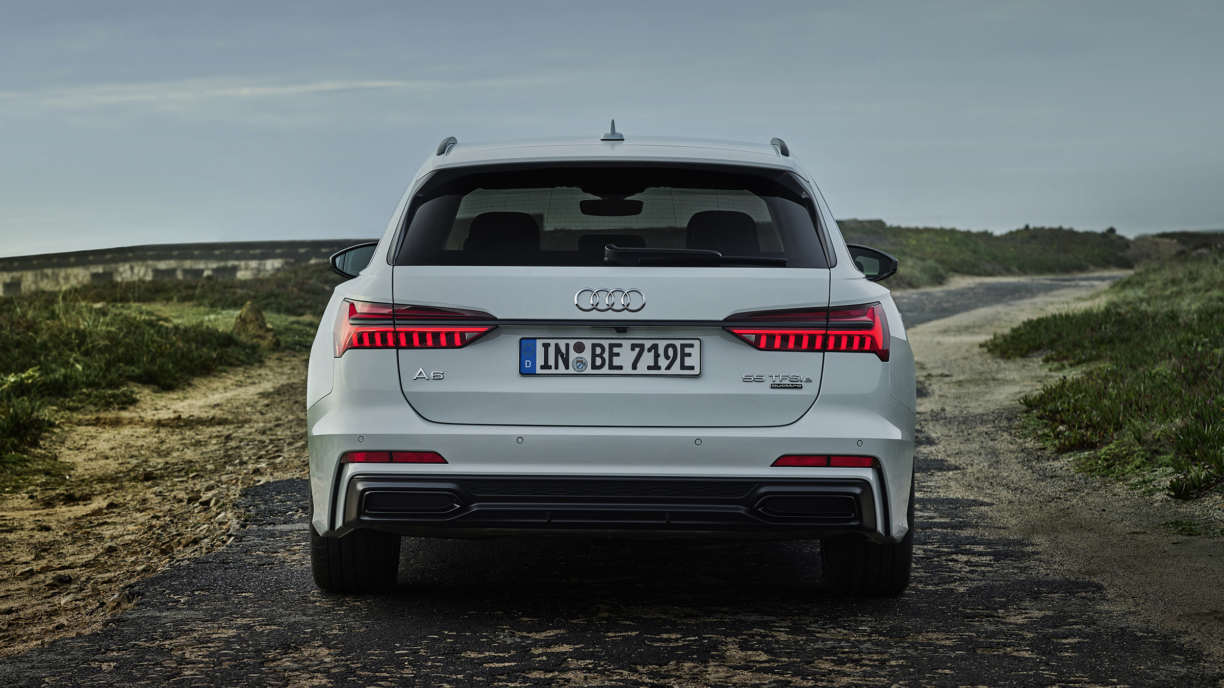 Audi A6 Avant plug-in hybrid rear end