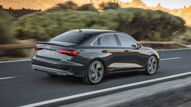 2020 Audi A3 Saloon - rear 3/4 dynamic view
