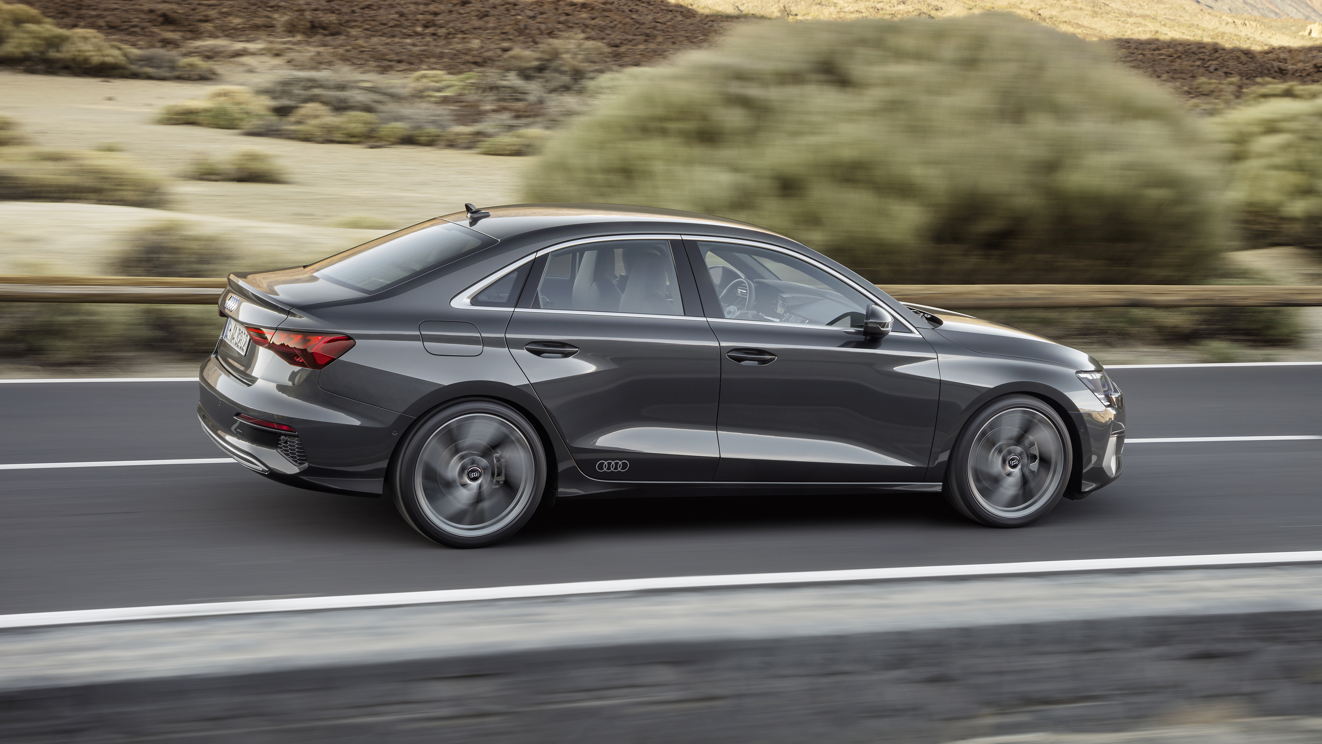 2020 Audi A3 Saloon - side on dynamic view