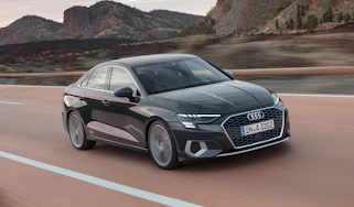 2020 Audi A3 Saloon - front 3/4 dynamic view