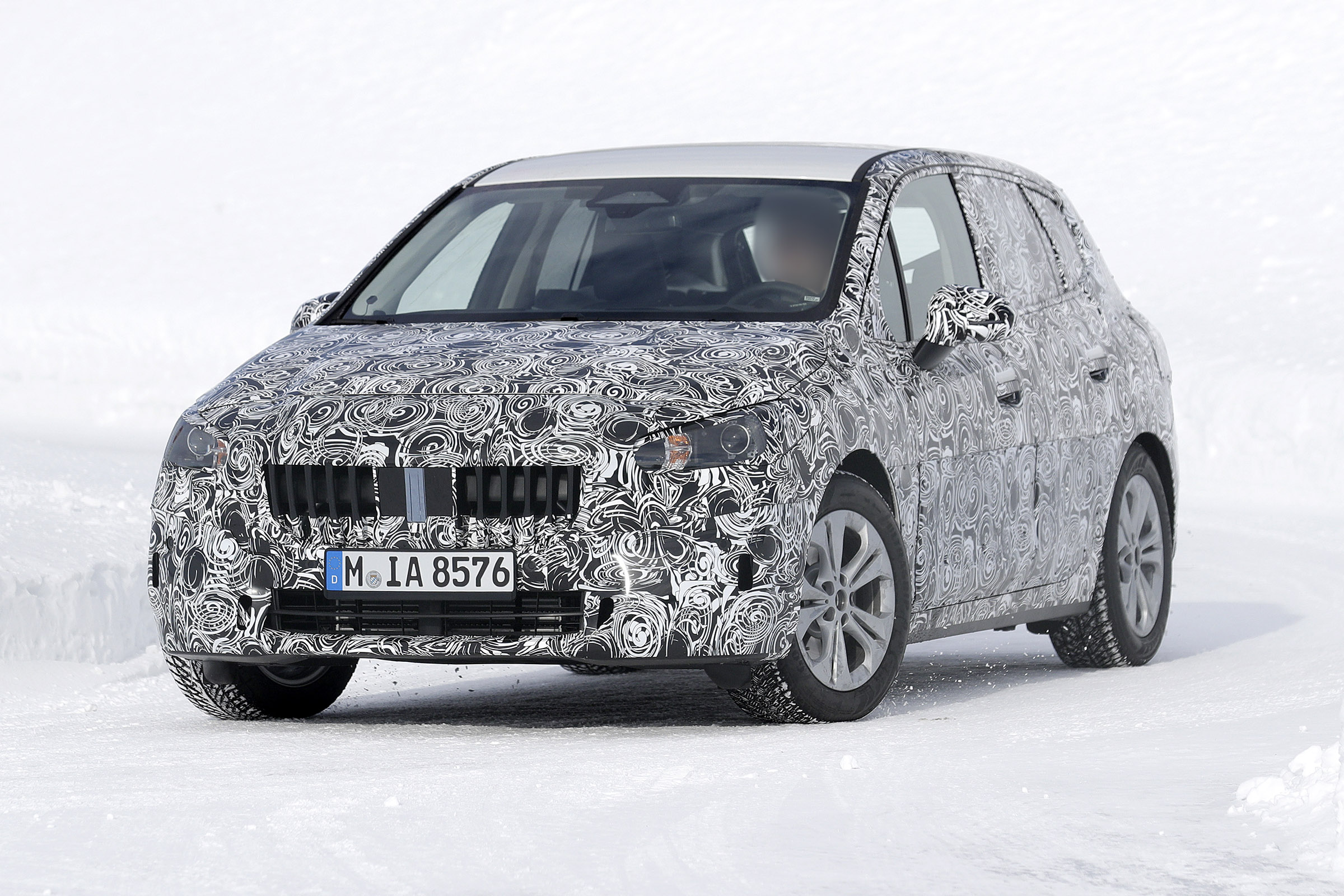 BMW 2 Series Active Tourer in development - front view