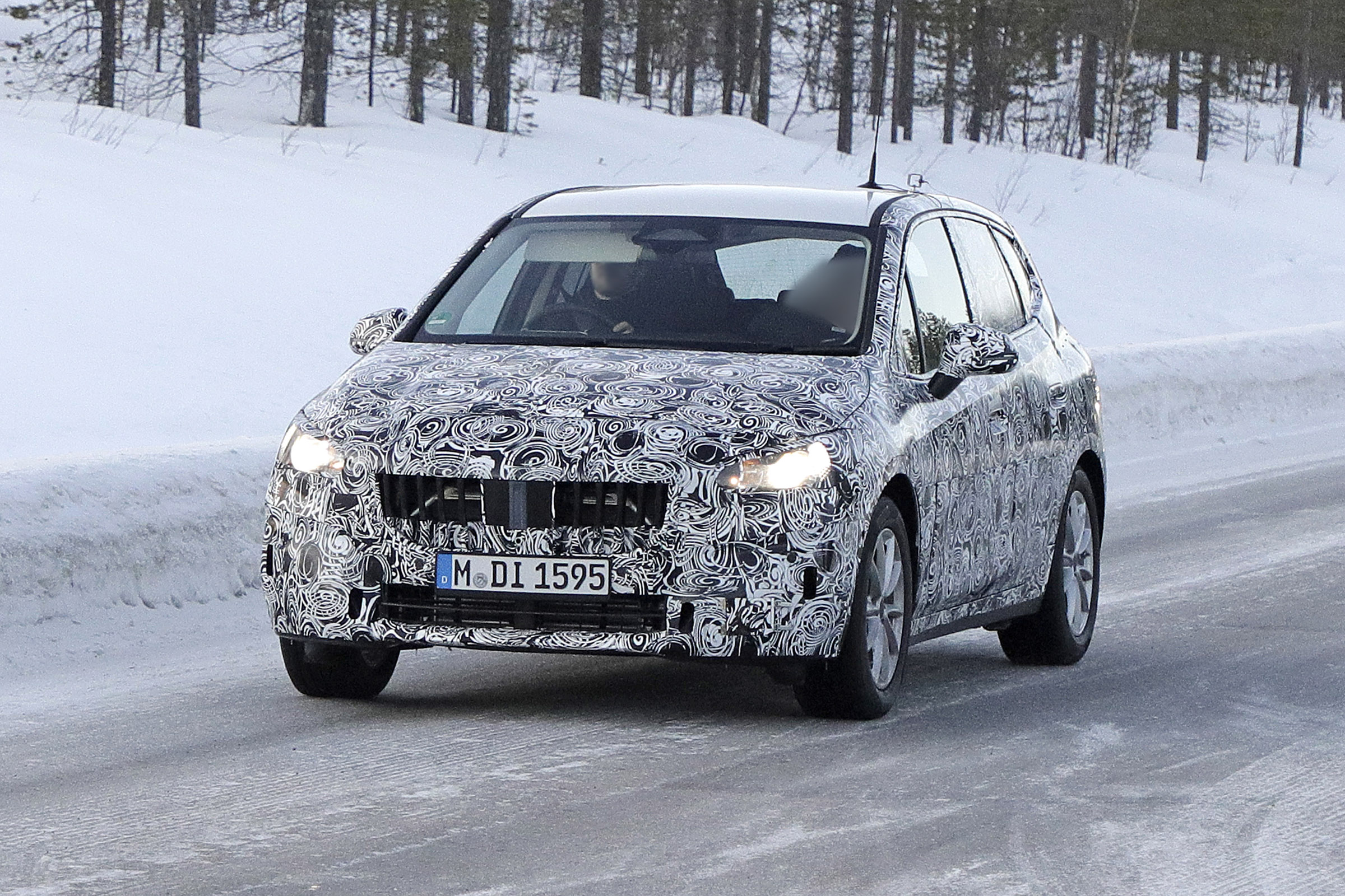BMW 2 Series Active Tourer prototype - front