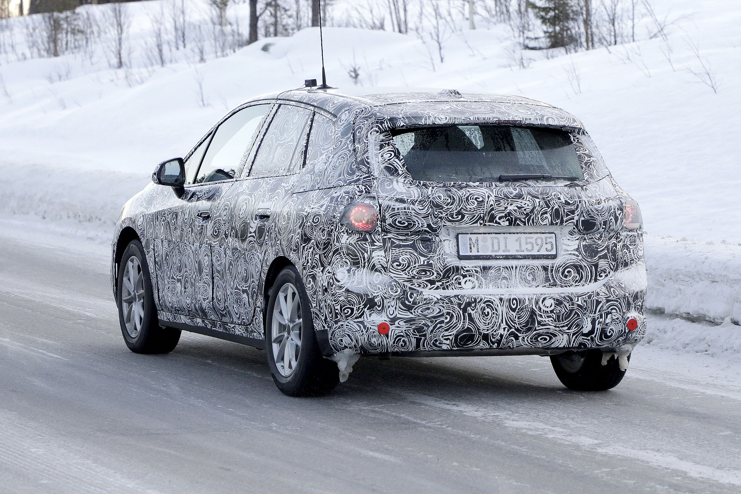 BMW 2 Series Active Tourer in development - rear