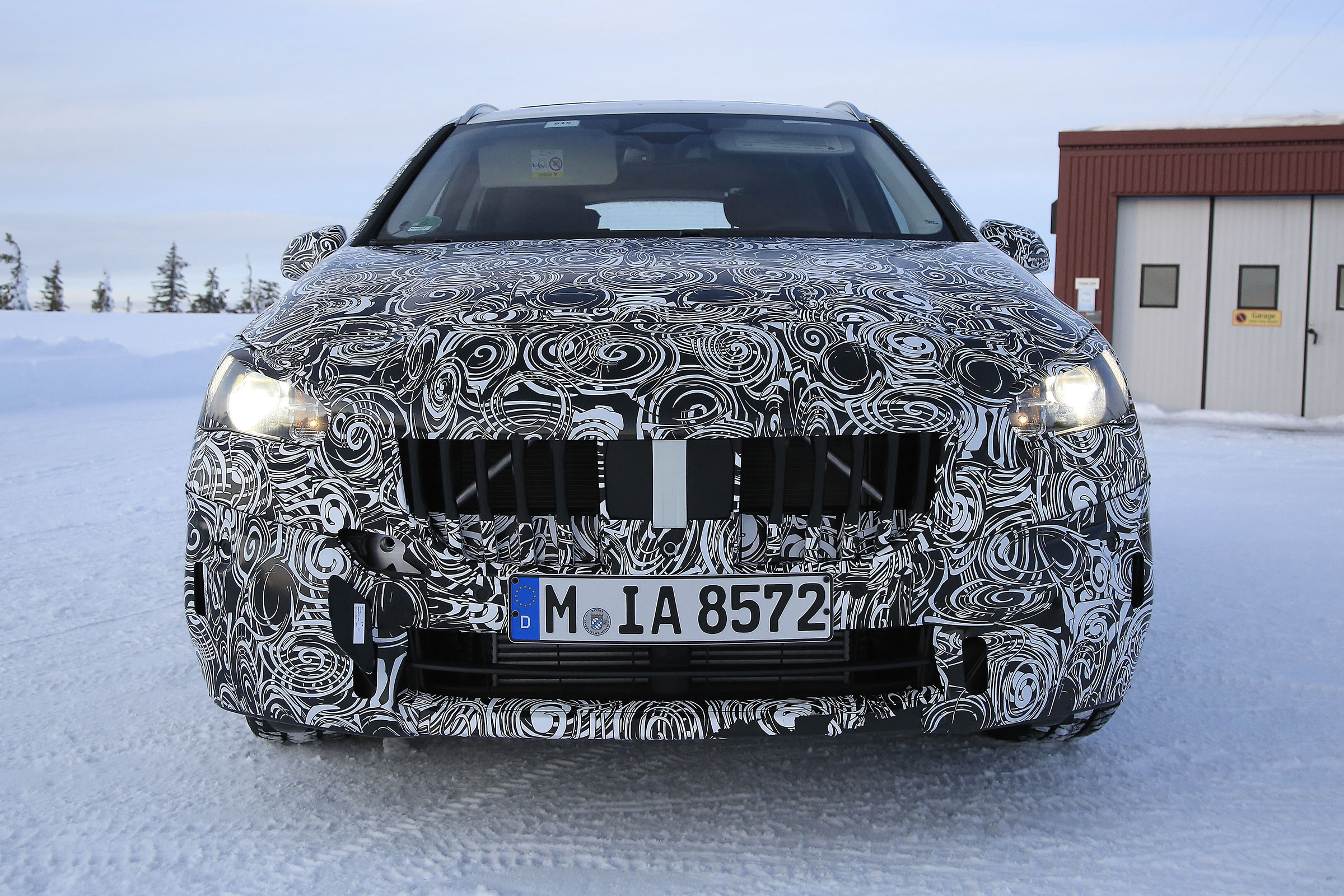 BMW 2 Series Active Tourer prototype front end