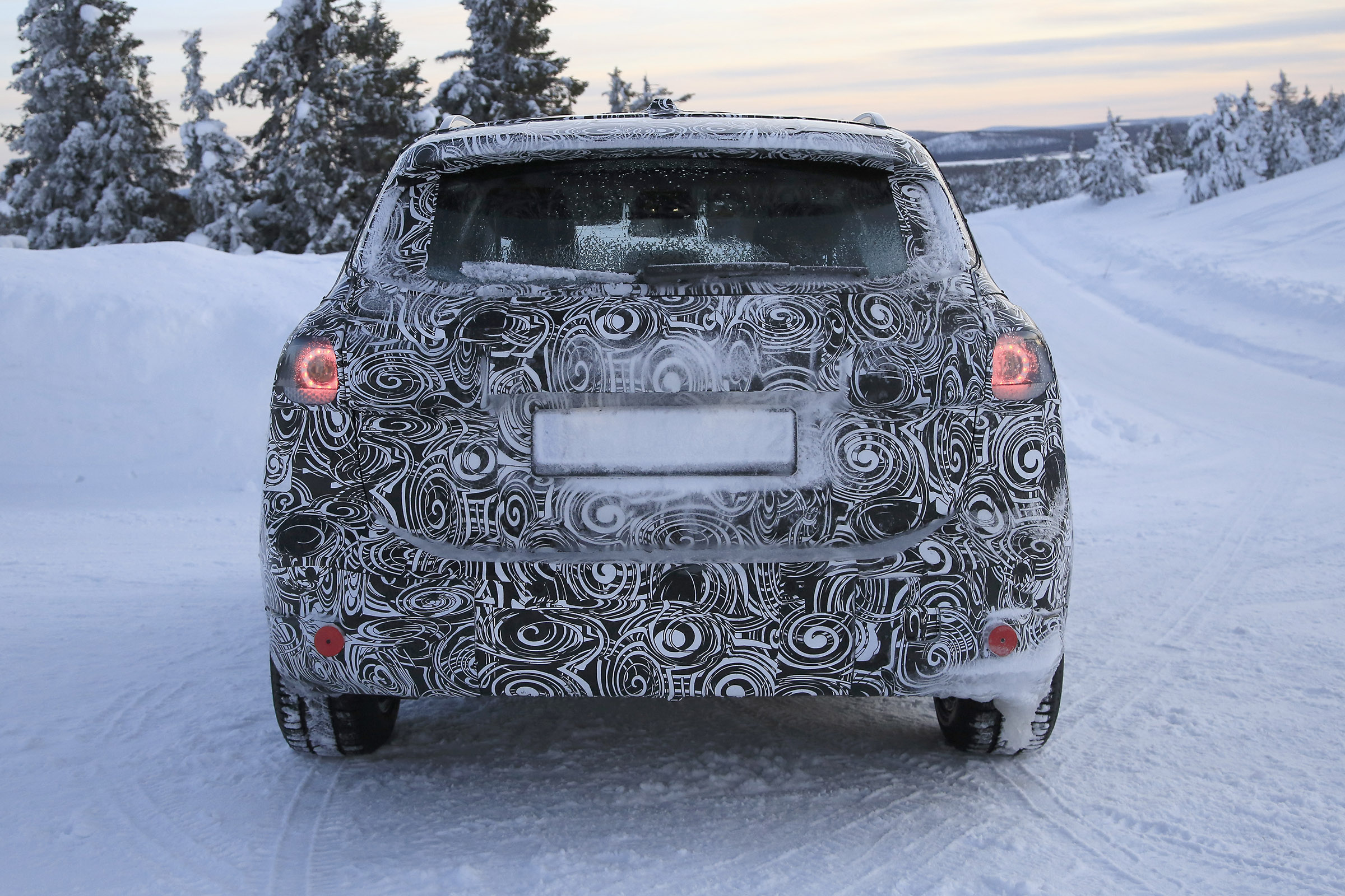 BMW 2 Series Active Tourer prototype - rear end