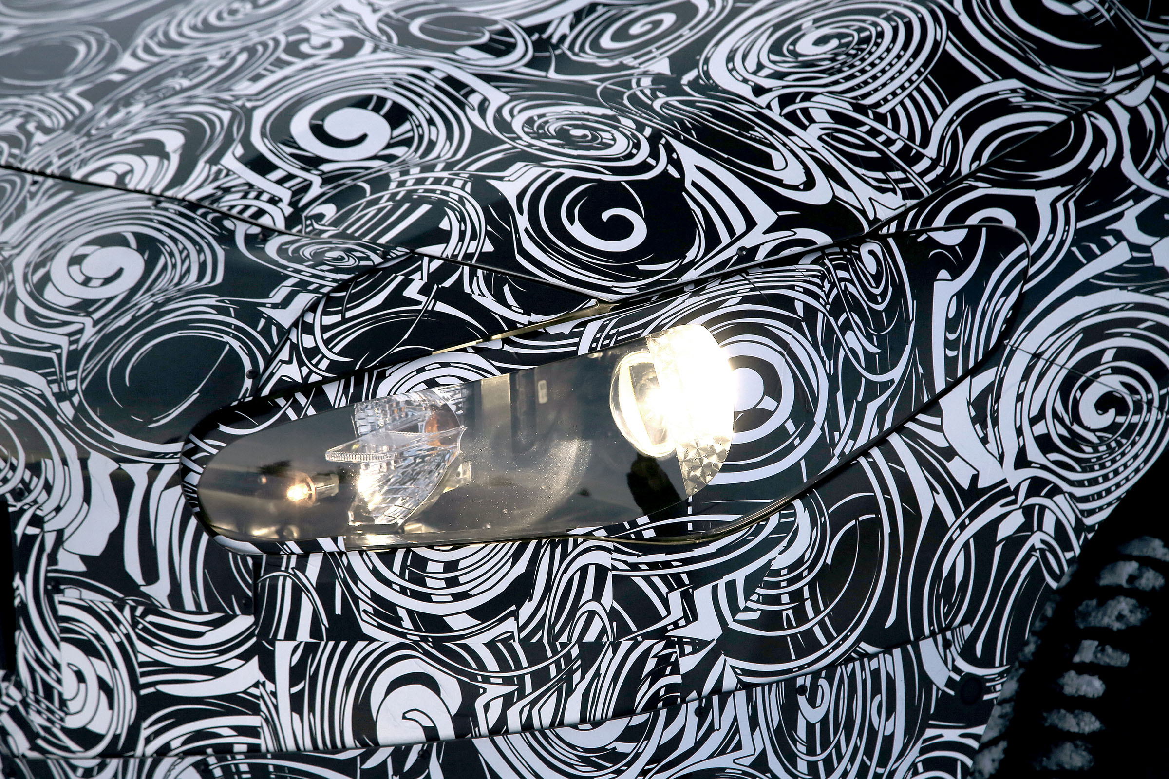 BMW 2 Series Active Tourer - camouflaged headlamp