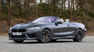 BMW M8 Convertible front 3/4 static