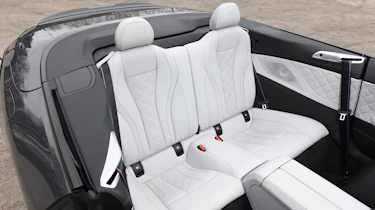 BMW M8 Convertible rear seats