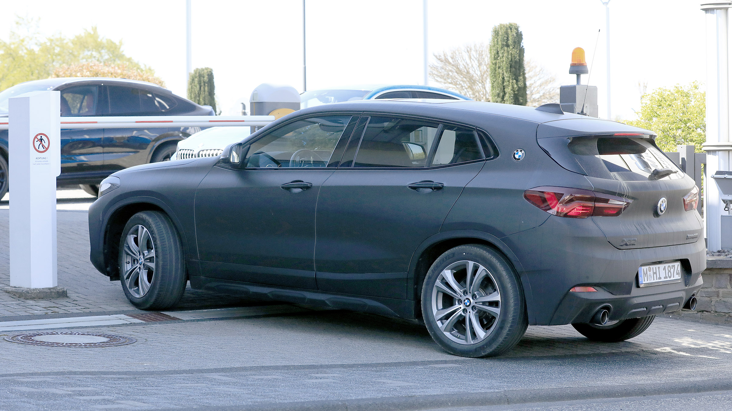 BMW X2 facelift rear/side view