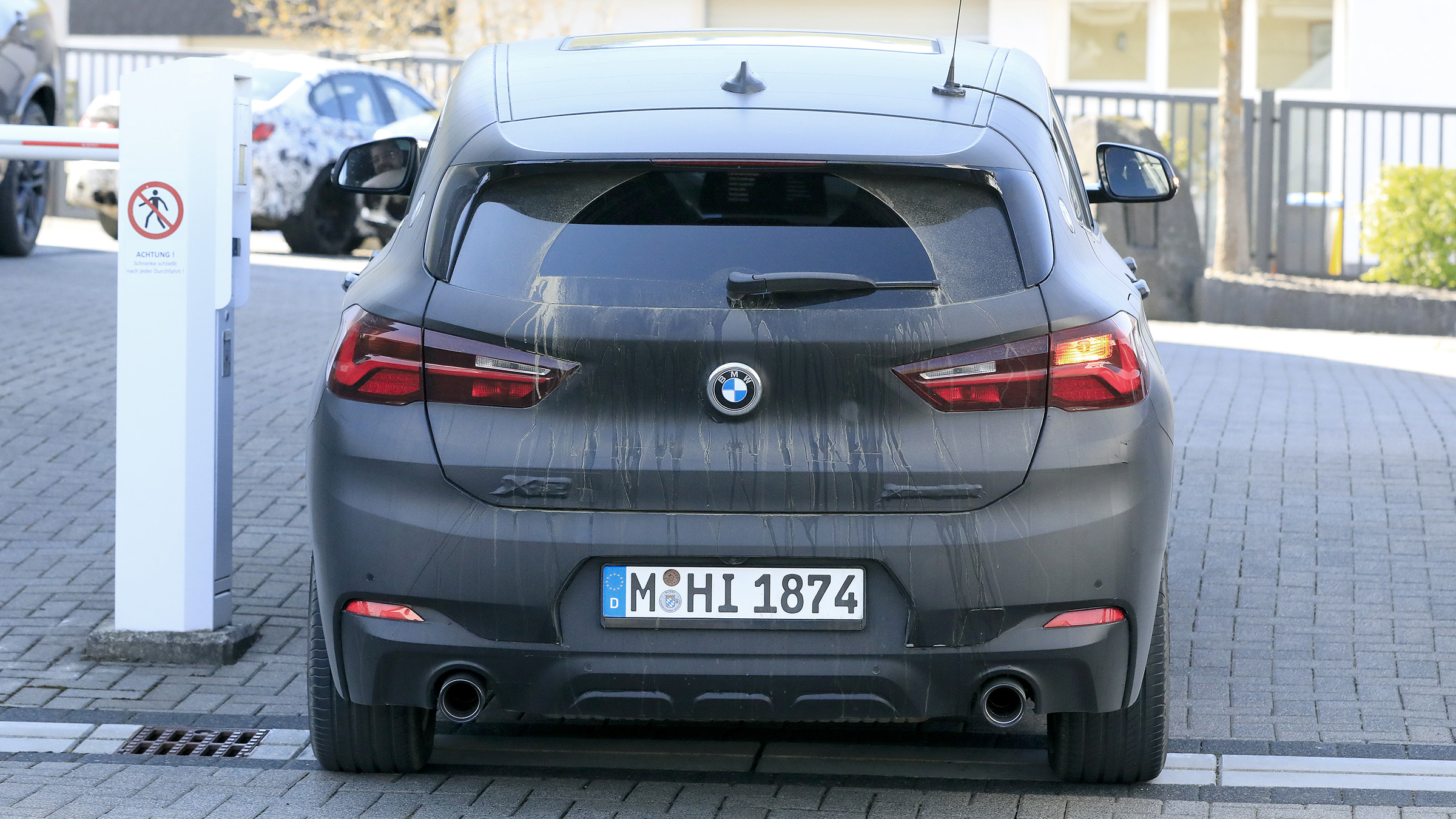 BMW X2 facelift rear view