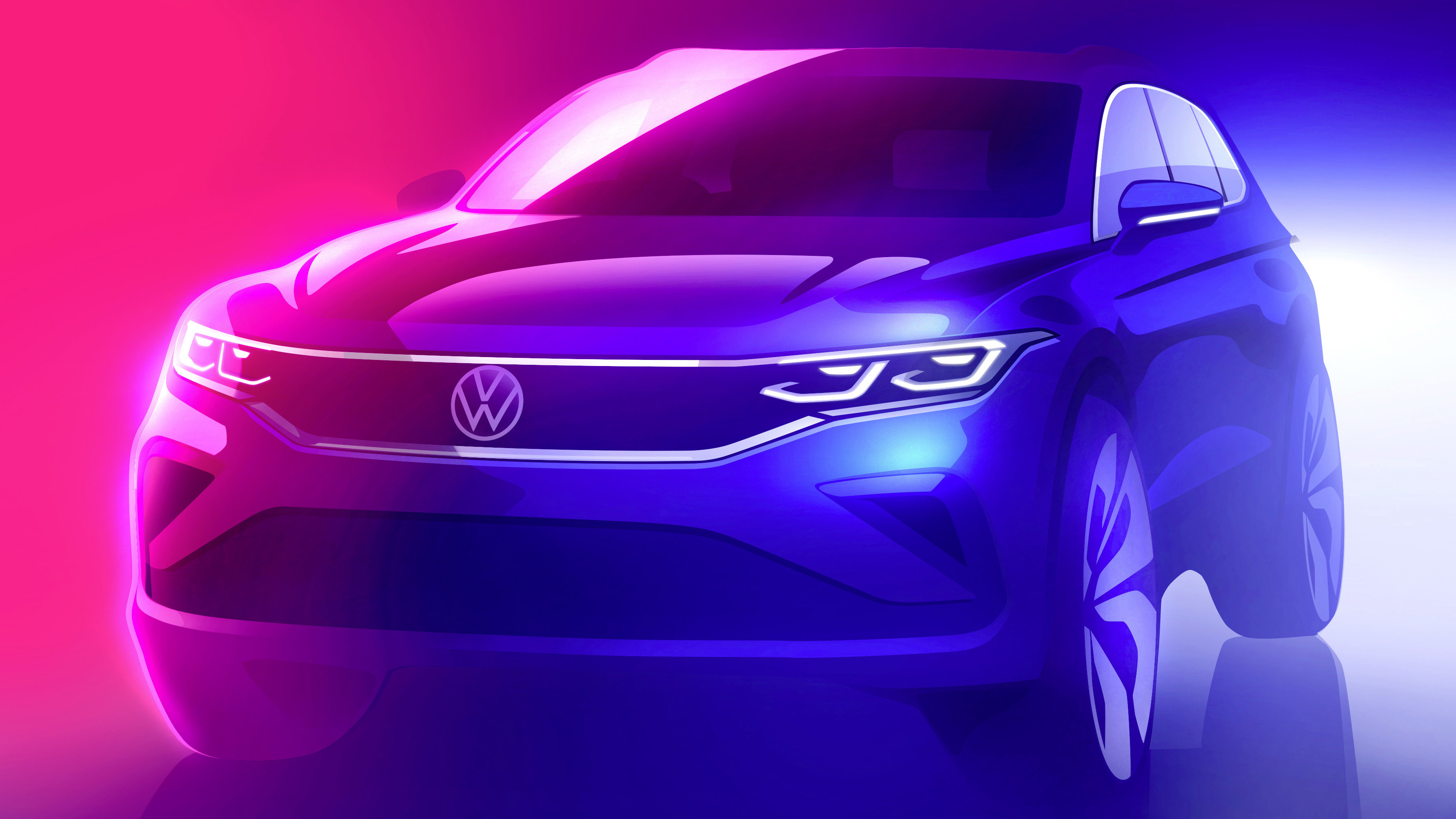 2020 Volkswagen Tiguan teaser sketch
