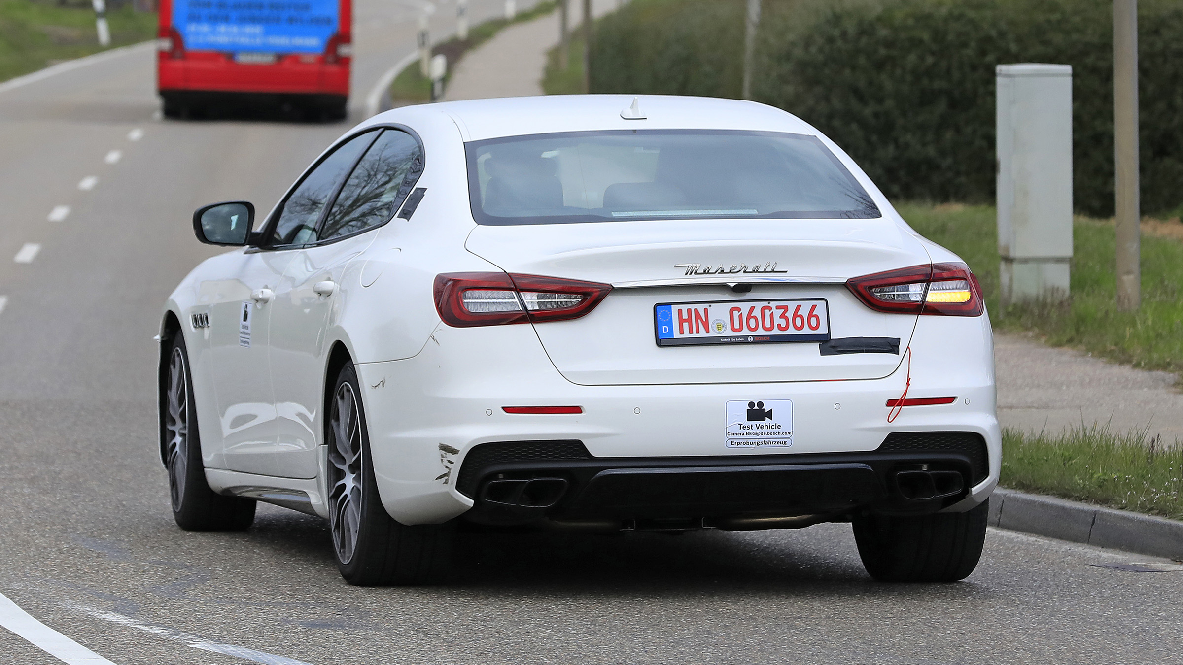 2020 Maserati Quattroporte prototype - rear end