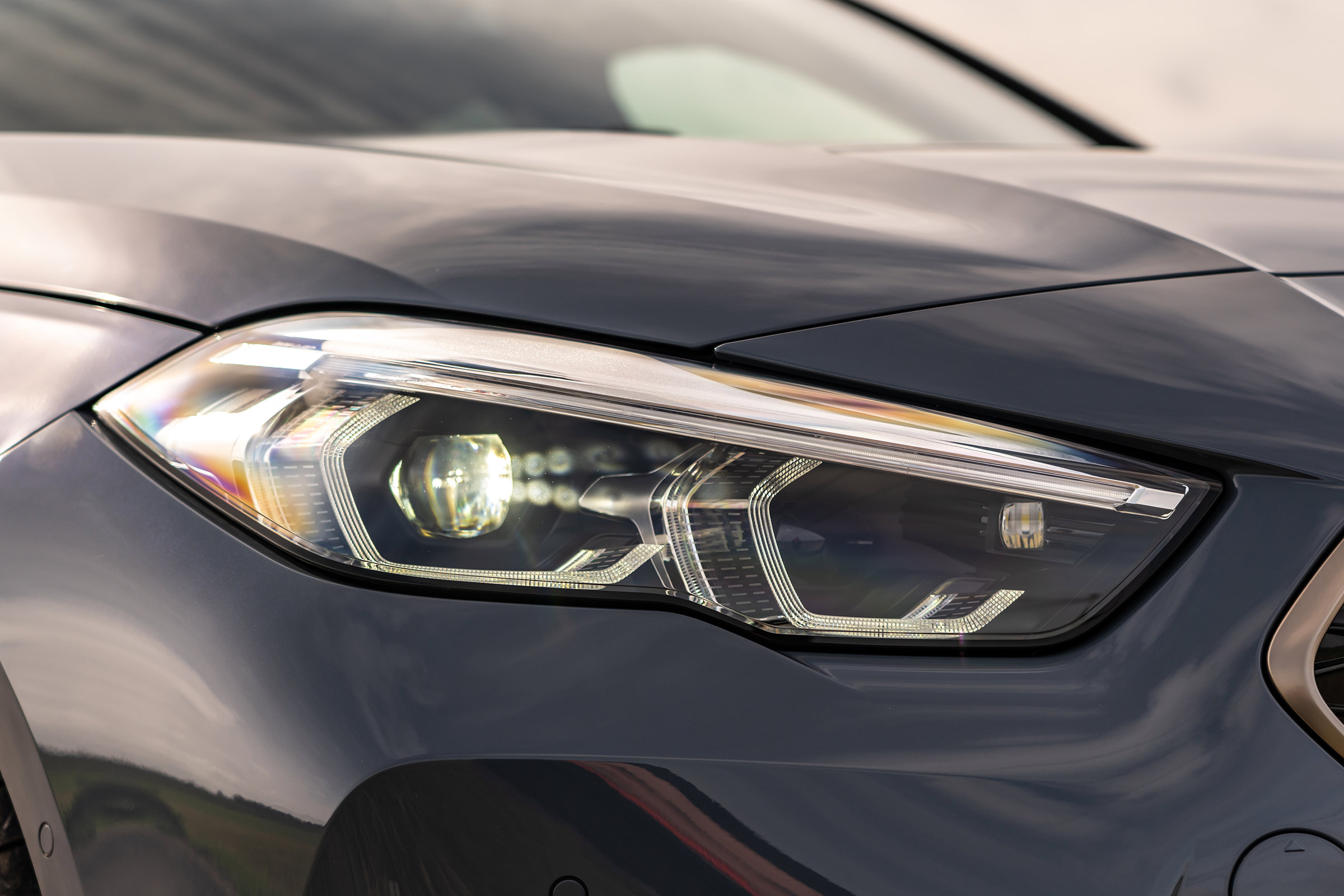 BMW M235i Gran Coupe saloon headlights