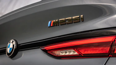 BMW M235i Gran Coupe saloon rear badge