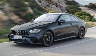 Mercedes-AMG E 53 Coupe driving