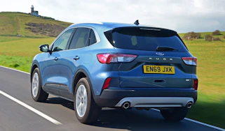 Ford Kuga EcoBlue Hybrid driving - rear